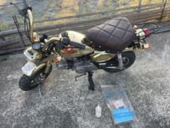 未使用バイク　ゴールドモンキー　走行距離約1キロ 未登録 初代ゴールドモンキー 走行距離約2キロ 書類等あり - メルカリ