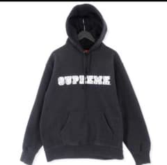 SUPREME ブラック フード付きパーカーのサムネイル