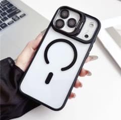 【値下げ】iPhone 16pro用　隠れスタンド付　ケースのサムネイル