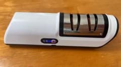 m*4様 キッチン電動包丁研ぎ器 コードレス2段階 高速ナイフシャープナーのサムネイル