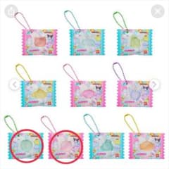 【キキララ】　GUMMY ストラップ 3個セットのサムネイル