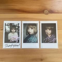 仲川琉菜 サイン入りチェキ 3枚セット - メルカリ