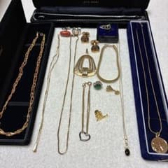 0111-41 まとめ売り ゴールド ネックレス ブレスレット 遺品整理