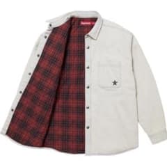 supreme Quilted Lined Denim Snap Shirt - メルカリ