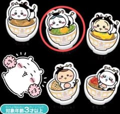 Sukiya Sukisuki Set "Chiikawa Die-Cut Magnet"