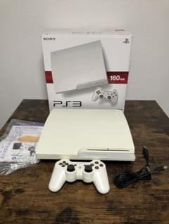 PS3 本体　160GB クラシックホワイト　ジャンクコントローラー付きのサムネイル