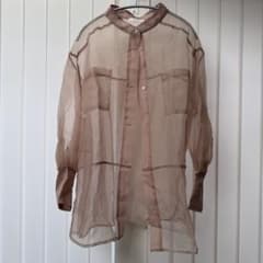 【美品】who's who Chico シースルーブラウス シアーシャツのサムネイル