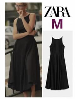 ZARA トレンチフレアミディワンピース M - メルカリ