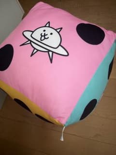 にゃんこ大戦争　サイコロ　クッション　ぬいぐるみ