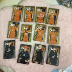 ハイキュー!! 烏野高校 イラストカード 20枚セットのサムネイル
