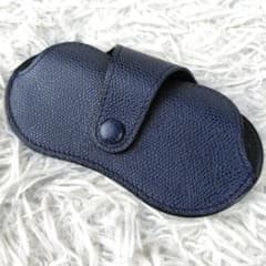 美品 Valextra 高級レザーシボ革 イタリア製 眼鏡メガネケース