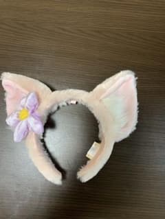 猫耳カチューシャ 花飾り付き　ディズニーのサムネイル