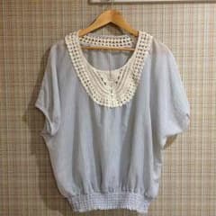 sora様専用！ドルマン♡ストライプブラウスのサムネイル