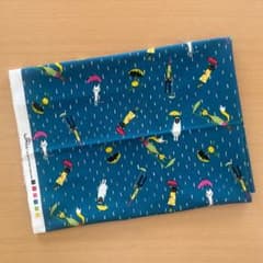 生地 コットンリネン ミンローダ tatsuya inoue 猫 羊 キツネ 雨のサムネイル