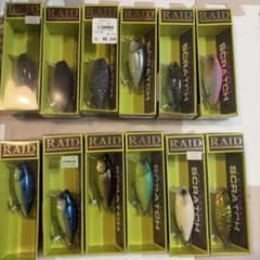 RAID JAPAN SWITCHBAIT SCRATCH 12個セットのサムネイル