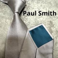 【✨美品✨】 Paul Smith ポールスミス ネクタイ シルバー 兎 結婚式 ✨美品✨】 Paul Smith ポールスミス ネクタイ シルバー 兎 結婚式