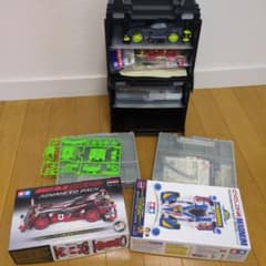 ミニ四駆 引退品ケース キットグレードアップパーツ ジャンク品 未使用 