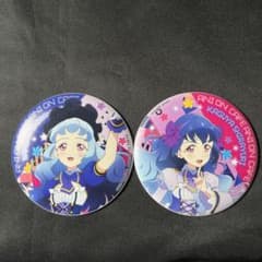 アニON 缶バッジ 白百合さくや 白百合かぐや アイカツフレンズ - メルカリ
