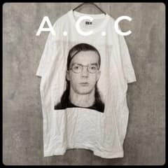 ✅️A.C.C フォトプリントTシャツ 人物 ストリート 白 半袖 M - メルカリ