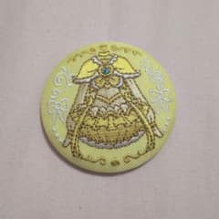 スイートプリキュア　キュアミューズ　コスチューム刺繍缶バッジのサムネイル