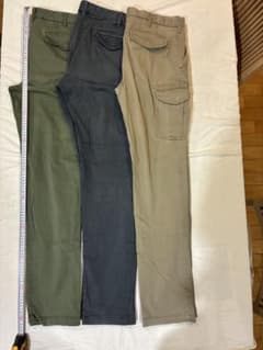 メンズ カーゴパンツ チノパン　５本セット まとめ売り　ユニクロのサムネイル