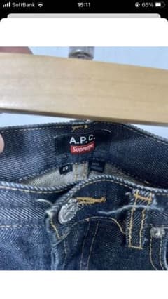 supreme a.p.c コラボデニムのサムネイル