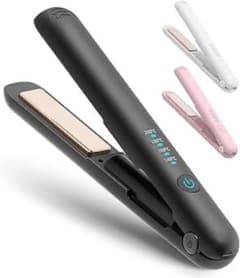 ⭐︎値下げ中⭐︎美容師推薦！ヘアアイロン　ブラック　コードレス　2way 18mmのサムネイル
