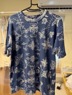 JUNYA WATANABE 22SS ネイビー 花柄 Tシャツ Lのサムネイル