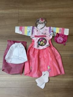 シマチョゴリ　セット　キッズ　赤ちゃん　1歳　約80cmのサムネイル