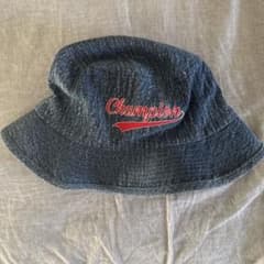 Champion デニム バケットハット 刺繍ロゴのサムネイル