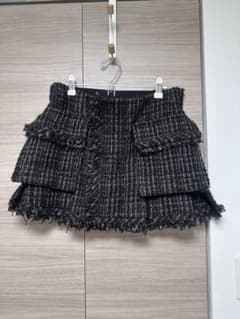 sacai 24AW ツイードスコート - メルカリ