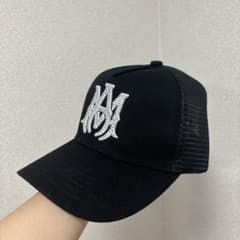 AMIRI ラインストーン メッシュキャップ ブラック - メルカリ
