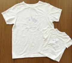 ジェラートピケ♡Tシャツセット 大人用と子供用のサムネイル