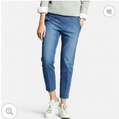 UNIQLOデニムアンクルパンツ Mのサムネイル