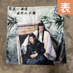 肖戦 王一博 藍忘機 魏無羡 陳情令 XLサイズ 50×50cmクッションカバー