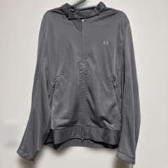 FRED PERRY トラックジャケット Bomber Neckグレー L