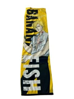 BANANA FISH 페이스 타올 애쉬 Lynx 캐릭터 타월