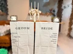ウェディングタペストリー GROOM BRIDE 2枚セットのサムネイル
