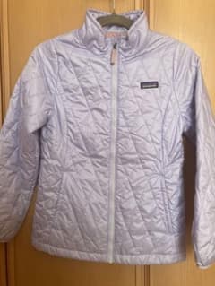 patagonia キッズ ジャケット Lサイズ 薄紫のサムネイル