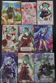 初音ミク・桜ミク フィギュア 9点セット まとめ売り 新品・未開封