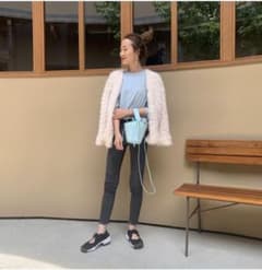 seiさん専用 mite ファーカーディガン　ミテのサムネイル