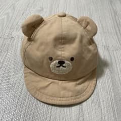 クマ耳付きベージュ帽子のサムネイル