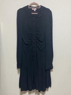 Thumbnail of RED VALENTINO レッド ヴァレンティノ　ブラック ひざ丈ワンピース