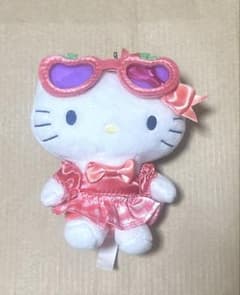 ハローキティ Happy くじナイトプール ぬいぐるみ チャーム賞