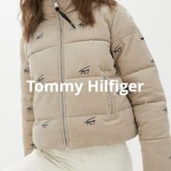 Tommy Jeans コーデュロイ ダウンジャケット ベージュのサムネイル
