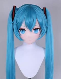 在庫あり】全頭面 初音ミク 着ぐるみ マスク コスプレ コスチューム