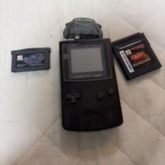 ジ*イ様 ゲームボーイ　カラー　クリアブラック　ジャンク　他ソフト ジ*イ様 ゲームボーイ カラー クリアブラック ジャンク 他ソフト