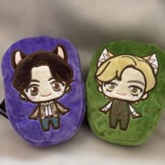 비매품 TinyTAN 아플리케 파우치 [국&V] 2종 세트