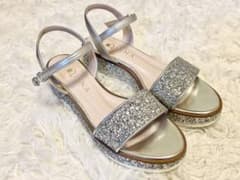Diana シルバー グリッター サンダルのサムネイル