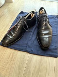 美品 保存袋.シューツリー付 クロケット&ジョーンズ WEYMOUTH 9E 専用美品 保存袋.シューツリー付 クロケット&ジョーンズ